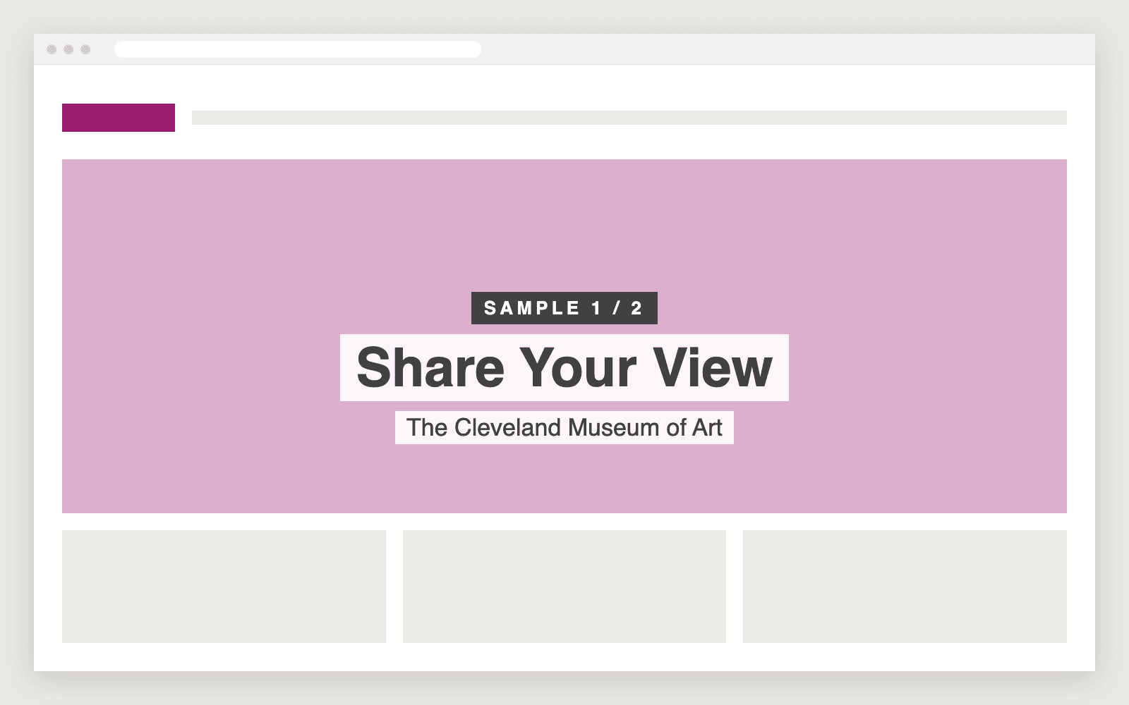 Sample screenshot 1 of Share Your View
